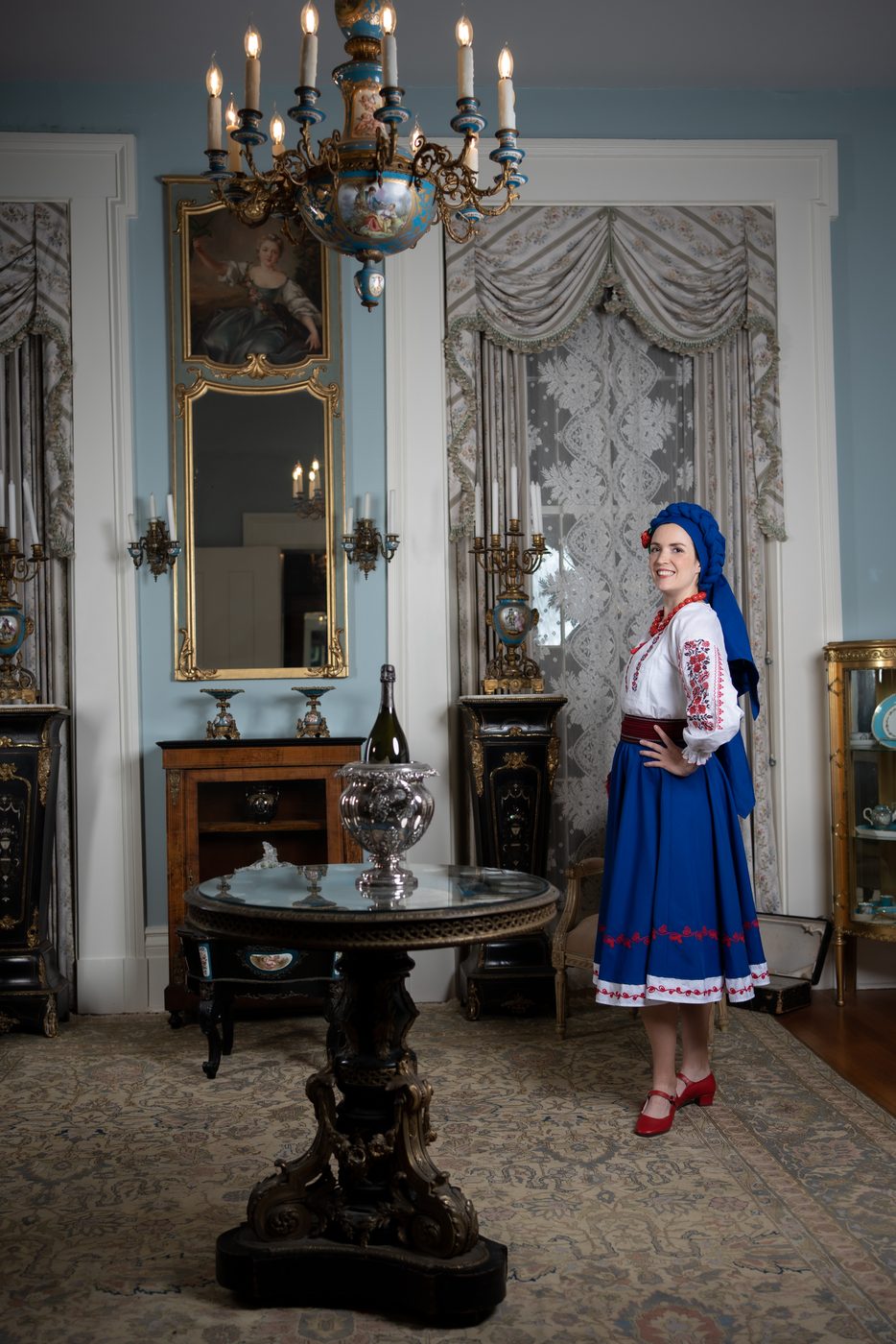 Vyshyvanka and costume detail