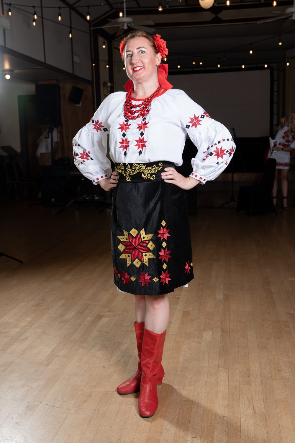 Dancing at the festival